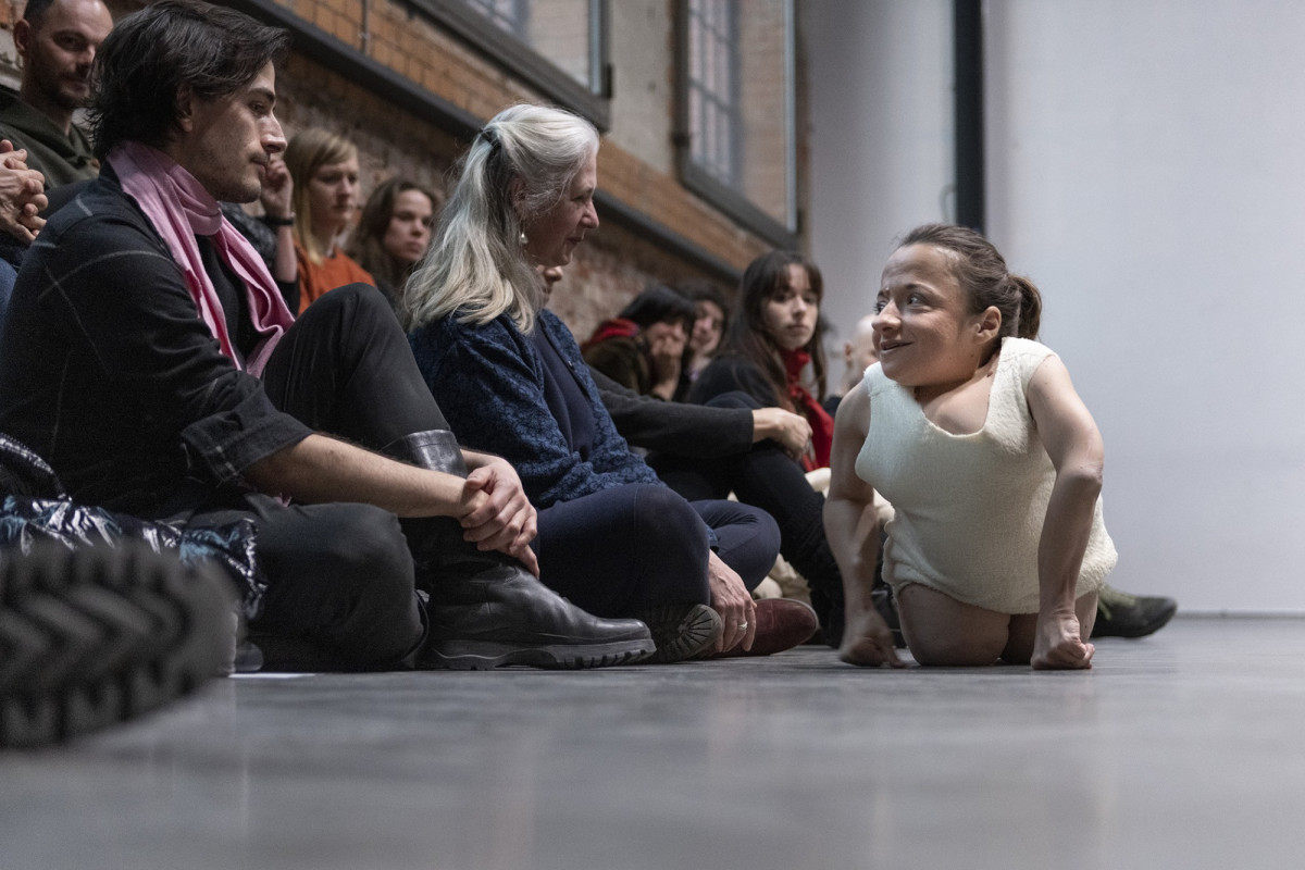 Chiara Bersani with audience