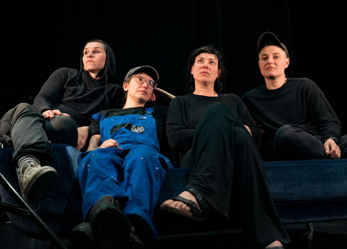 Josie Mielke, Lotta Cordes, Sina Behnke und Anne Moder